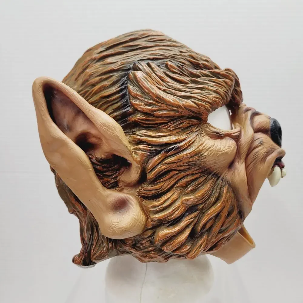 2004 Disguise Company Werewolf Halloween Mask Wolfman Heavy Rubber